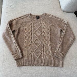 Multicolor with gold thread vintage H&M sweater